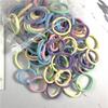 20/50 STÜCKE/Set Haargummis für Frauen Mädchen Basic Haargummis Seile 4cm Einfaches Elastisches Stirnband Haarschmuck Pferdeschwanzhalter
