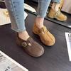 Retro matiniai zomšiniai Birkenstock batai yra ploni, nauji, didinantys ūgį laisvalaikio batai pavasariui ir rudeniui.