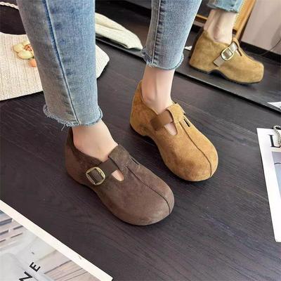 Retro matt velúr Birkenstockok vékonyak, új magasságnövelő alkalmi cipők tavaszra és őszre