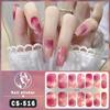 New Series of Fake Nail Waterproof No-bake Gel Nail Polish Film Full Sticker, Solid Color Jumping Color Nail Film Paper Nail Film Paper Patch