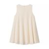New Summer Products, Women's Clothing, Fashionable Wide-pendulum Round Neck Sleeveless Short Dress