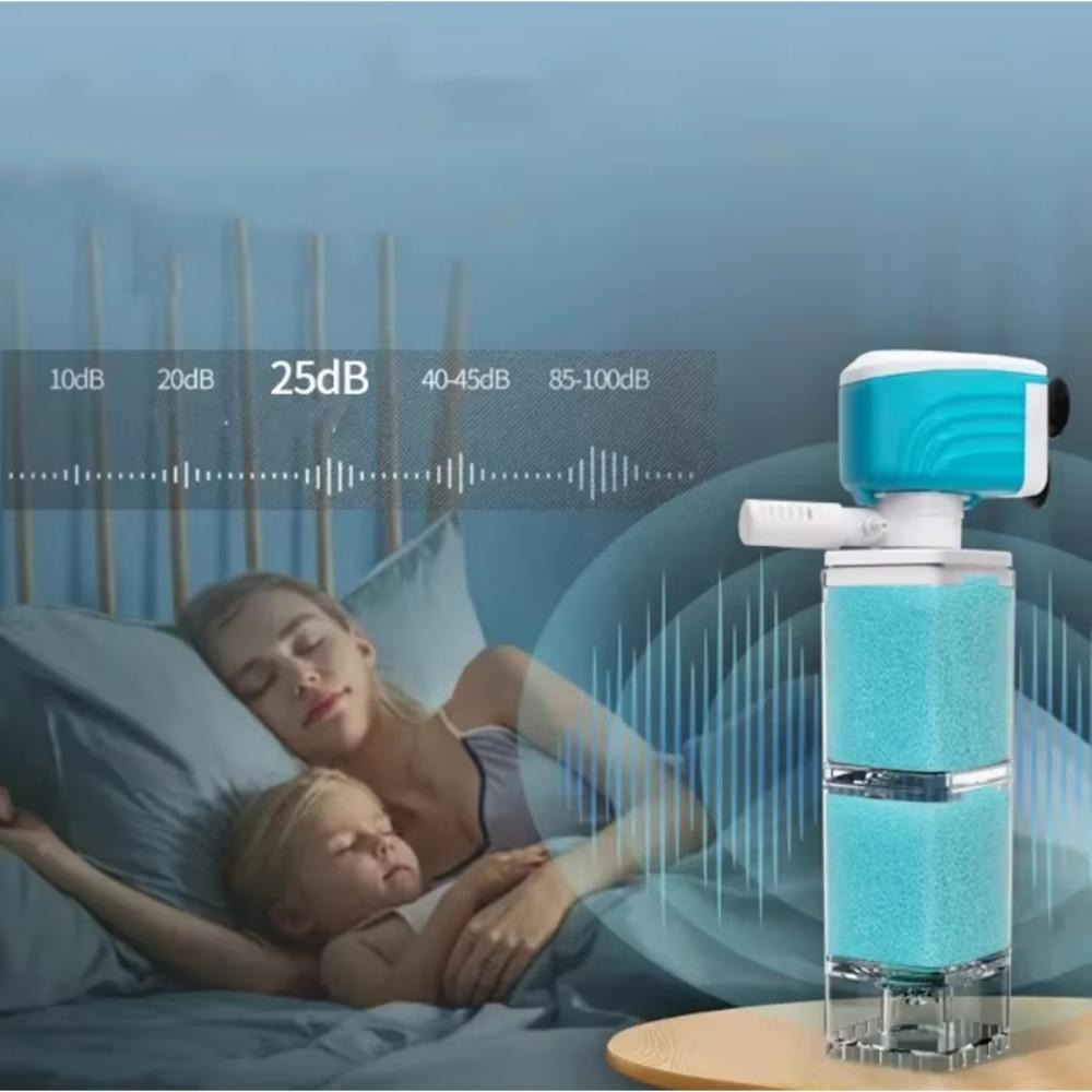 Anti-Backflow Fish Tank Filter Strong Suction Suction Toilet Submersible Filter  Aquarium