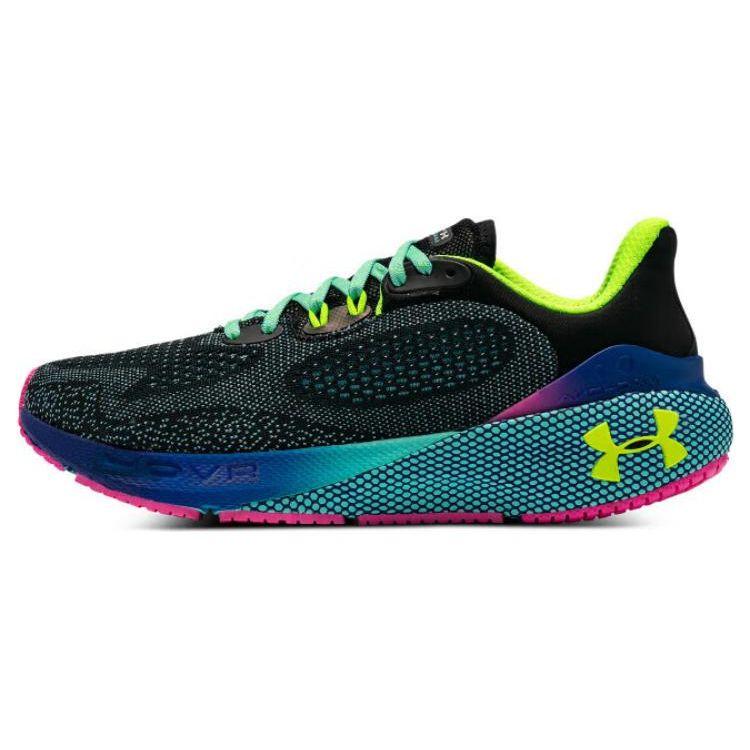 

Under Armour HOVR Machina 3 Легкие Удобные Сетчатые Низкие Повседневные Кроссовки для Бега Мужские кроссовки Черно-зеленые 3026497-001 40