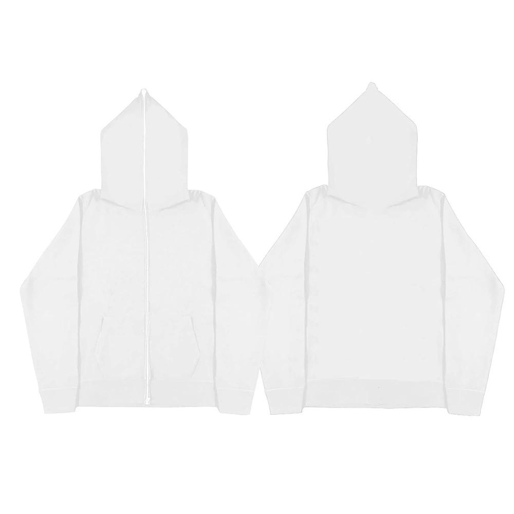 Îmbrăcăminte sport Hanorac cu glugă și fermoar pentru bărbați și femei Retro cu mânecă lungă Oversized Negru