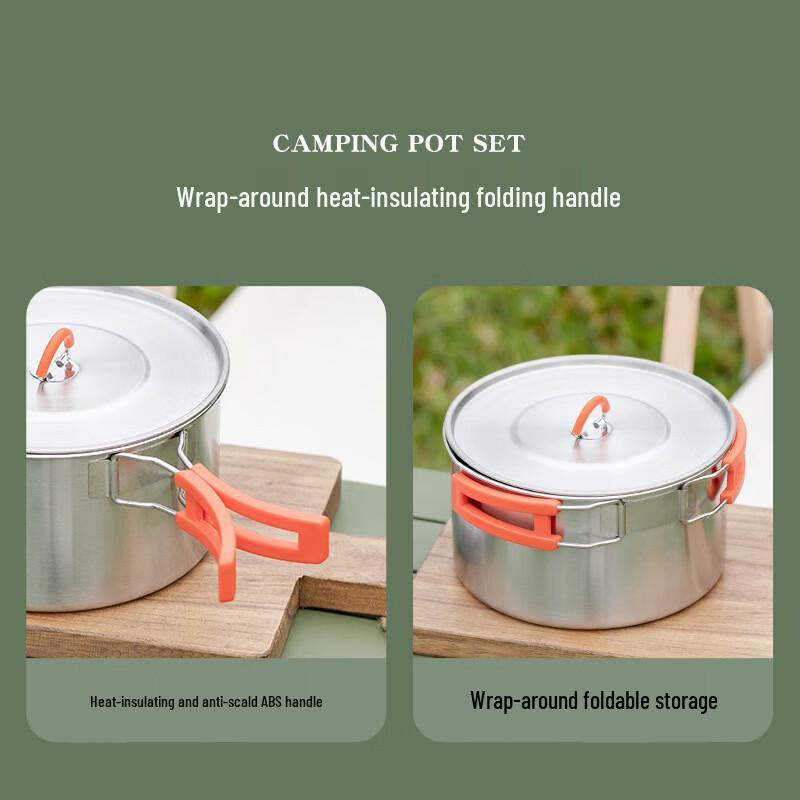 Huahengzhen Outdoor Camping Cookware Set