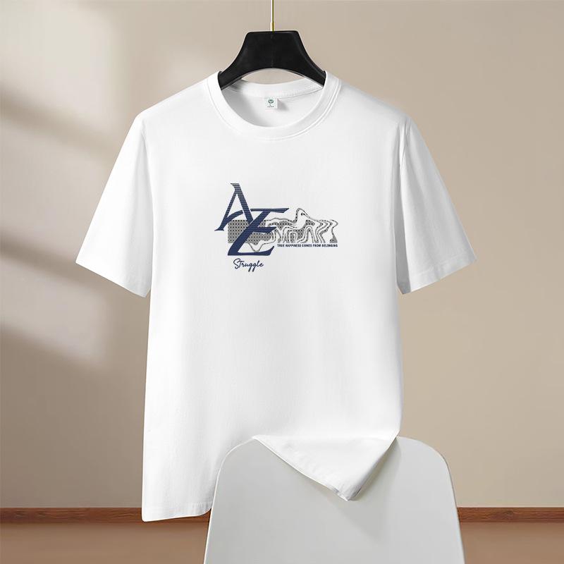 

Oversized Cotton T-Shirt Men Short Sleeve Loose Fit Tee Comfort Summer Streetwear XXXL жовтий