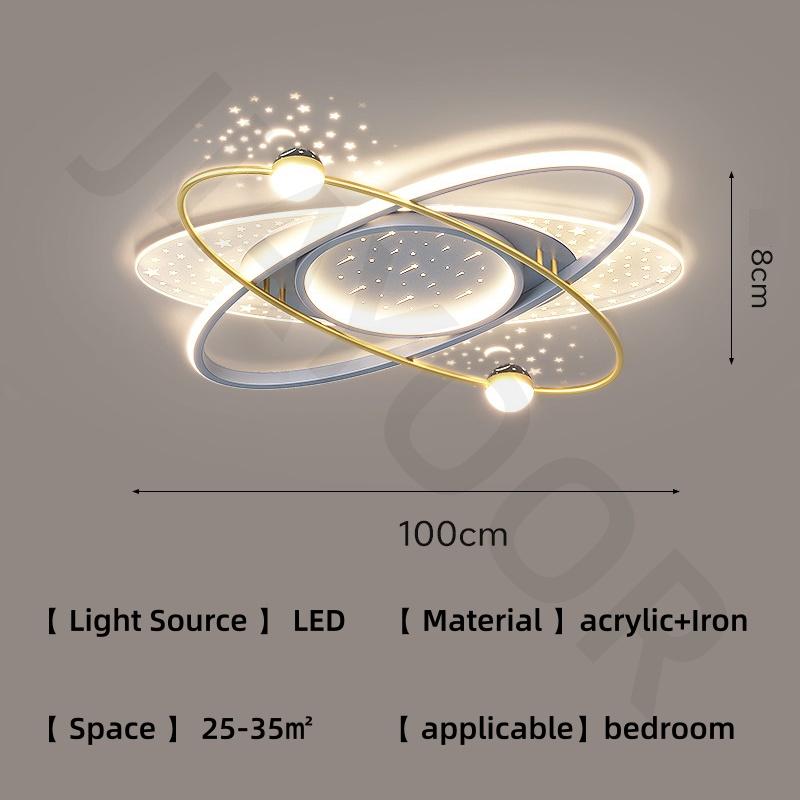 Modern LED Chandelier Light Luxury Starry Sky Home Decor Living Children's Room Bedroom Lamp Indoor Lighting Kids’ Pendant Ligh