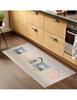 Kitchen Rug 50x120 Cm Polyester Kitch Cup
