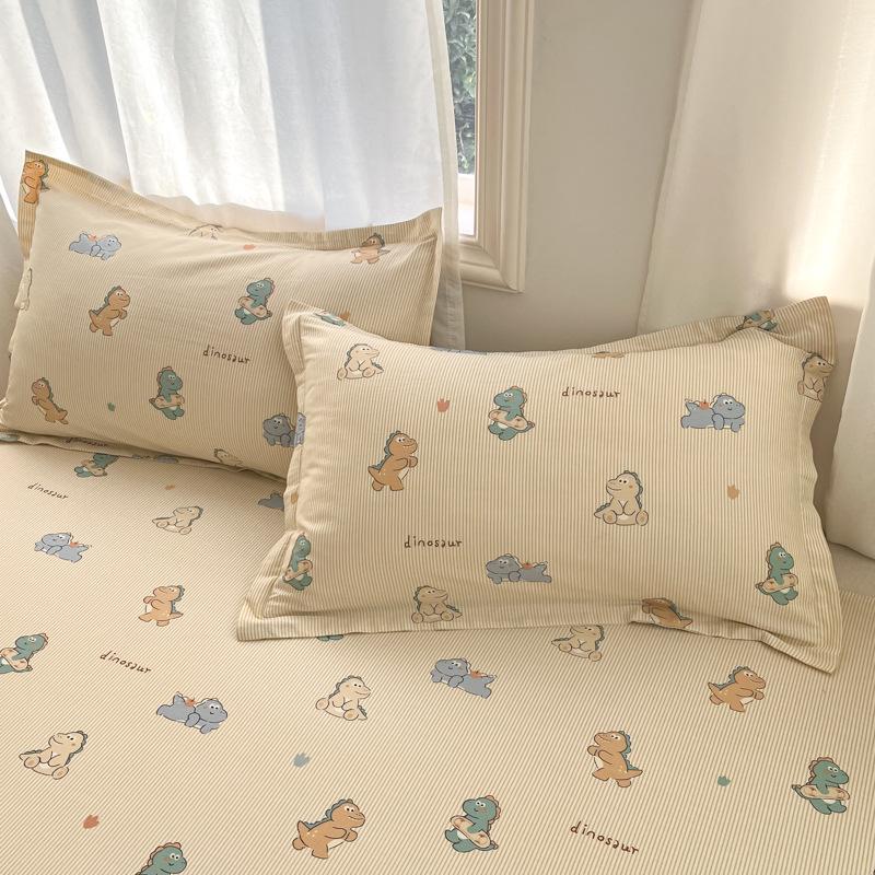 Cotton Pillowcases: Pure Cotton, Simple Style for Home, Dorms, Single & Double Rooms (Single/Pair)
