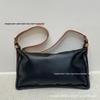2025 Dragon Inlay Smoo Series Lambskin Geometric Women's Shoulder Crossbody Bag, Large Capacity, Wang Manyu Style