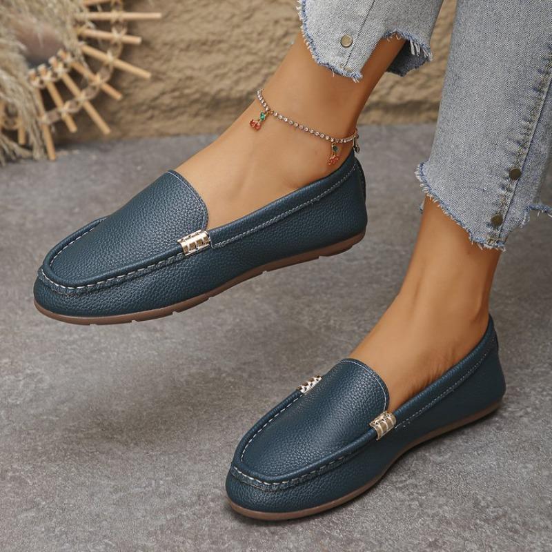 Fashion Spring/Autumn Round Head Comfortable and Sexy Casual Sneakers Fashionable New Style Non-slip Large Size Walking Shoes for Women