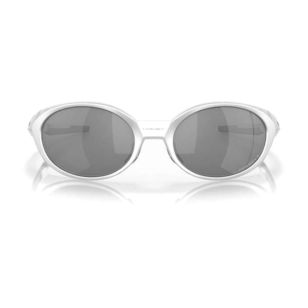 Oakley Eyejacket Redux II Sunglasses Silver Prizm Black Polarized Unisex Eyewear OO9438-0558