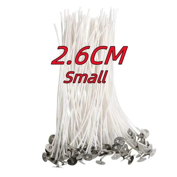

100pc Smokeless Pure Cotton Candle Wick DIY Wax Core Woven Cotton Core Kerosene Lamp Wax Line for Tealight Floating Candles