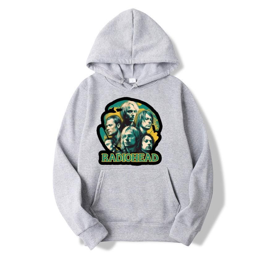 

Autumn and Winter New Men s Hoodie RADIOHEAD Band Printed Hoodie Women s Fashion y2k Fleece Long Sleeve Warm Street Hoodie 3XL