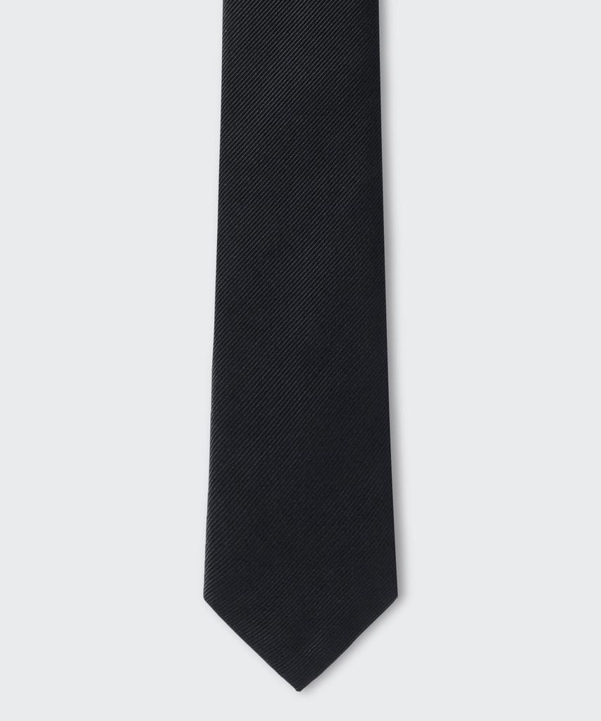 MUSINSA STANDARD Narrow Solid Tie [Black]
