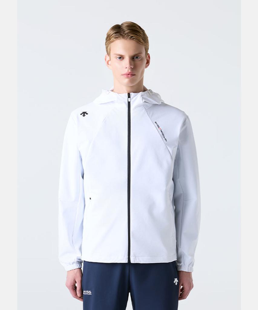 Descente Swiss Triathlon Training Woven Jacket White Sr121Iwt21