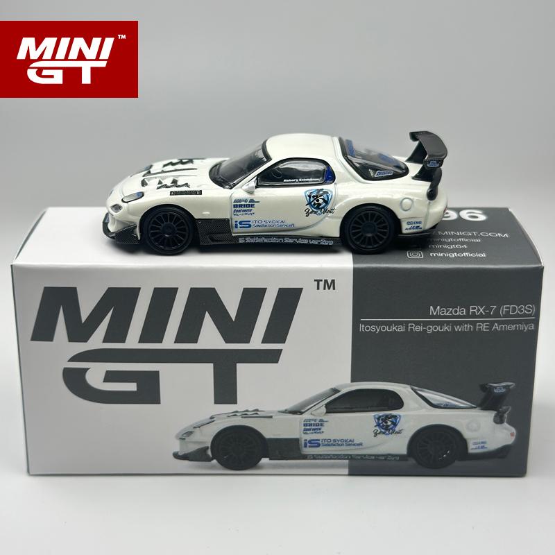MINIGT 1:64 Mazda RX-7 (FD3S) Itosyoukai Rei-gouki with RE Amemiya alloy car Model 996