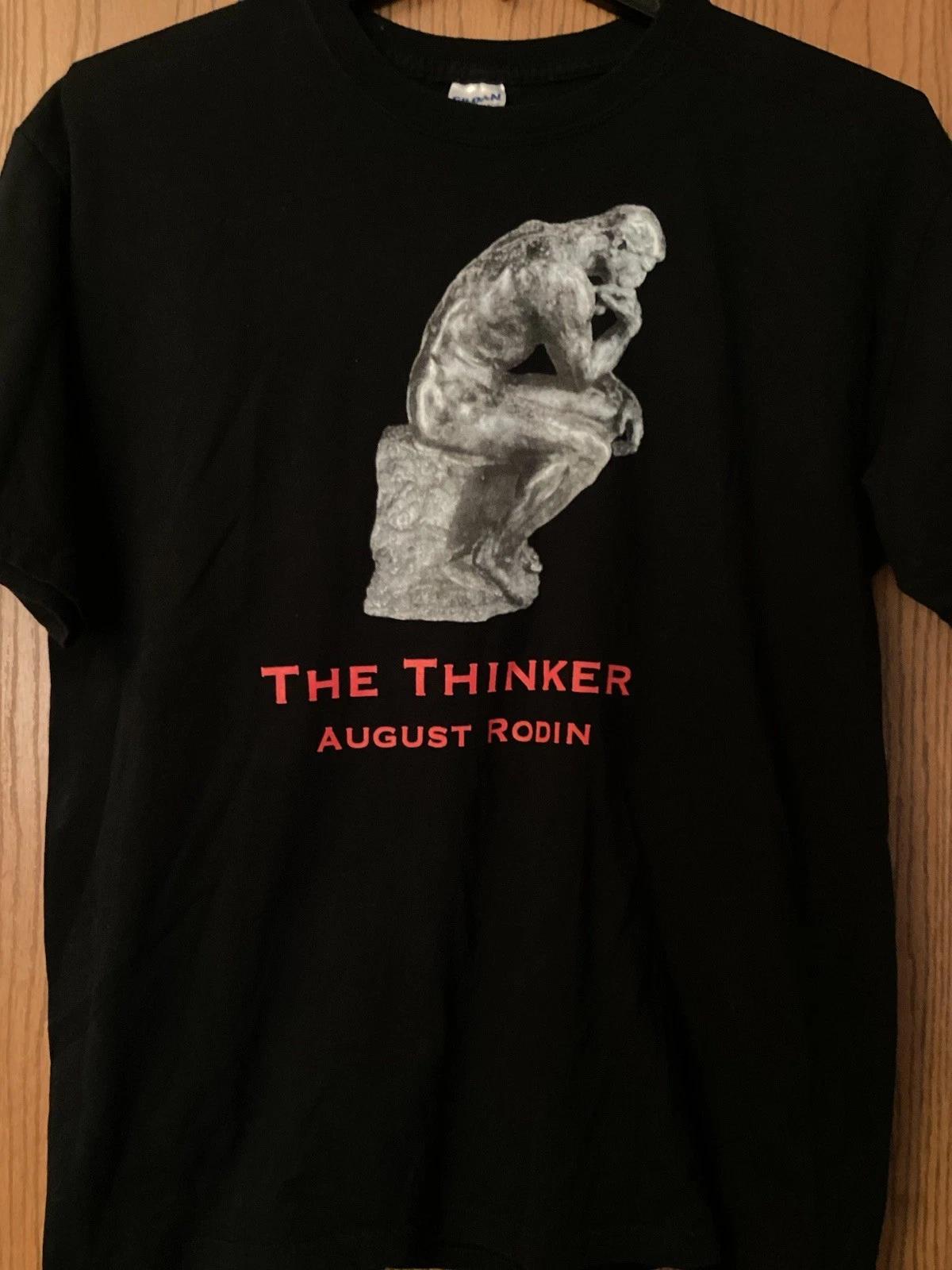 Огюст Роден - «Мыслитель» - Художественный музей Кливленда - Черная рубашка - L S