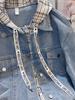 Girls' Loose Fit Denim Hooded Jacket - Junior & High School Autumn Top