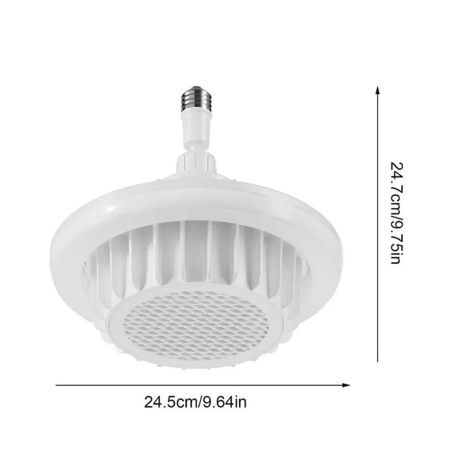 600W Whole House Heating High-Power Remote Control Warm Air Lamp Dimming E27 Spiral Electric Heater Fan Light Ceiling Fan Light