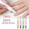 1 Piece/2 Pieces of Nail Correction Pens+3 Pieces of Nail Polish Correction Cleaning and Erasing Nail Enhancement Tools