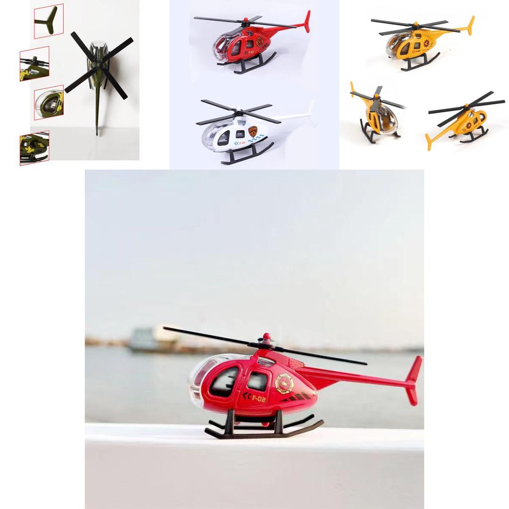 Alloy Military Aircraft Model Decorations Realistic Helicopter Fighter Plane Toy For Boys