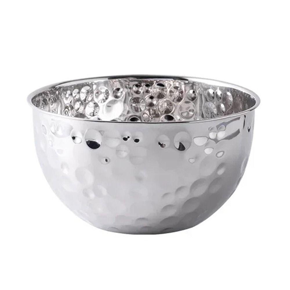 Verdickte Obstschale Edelstahl Obstausstellungsplatte Eiertopf Salatteller Küche