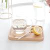 Wood RectangularTableware Serving Tray Decorative Food Holder Storage Tray