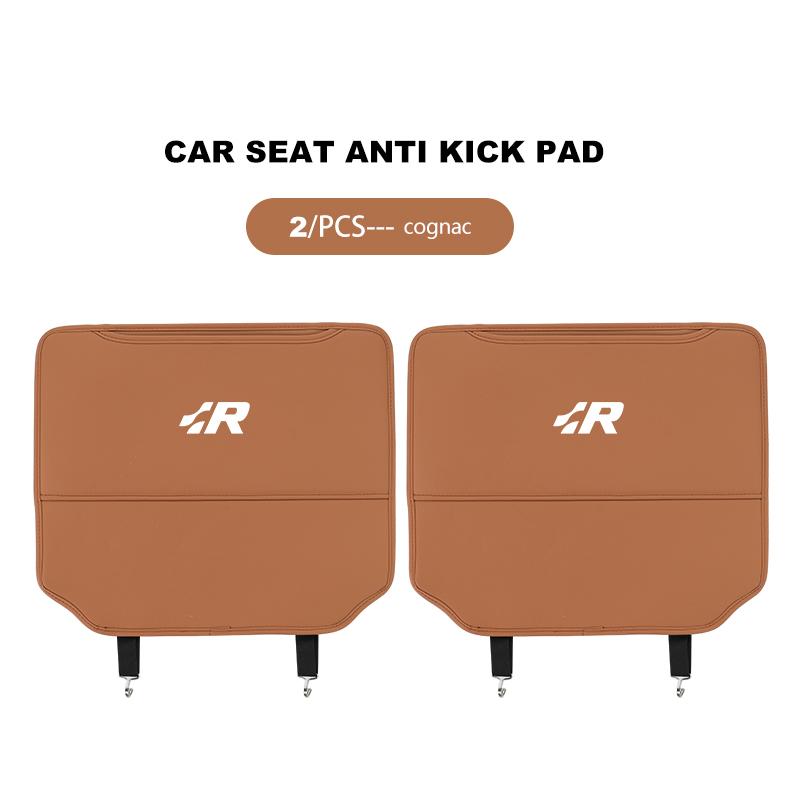 Leather Car Seat Back Mat Universal Anti Kick Dirt Proof Protector For Volkswagen VW Beetle CC B5 B6 B7 EOS GTI MK2 MK4 MK5 MK6 Zk1