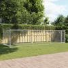 VidaXL Dog Cage with Door, Dog Kennel, Dog House, Garden Patio Terrace Niche, Grey 6x2x1.5 M 3209579