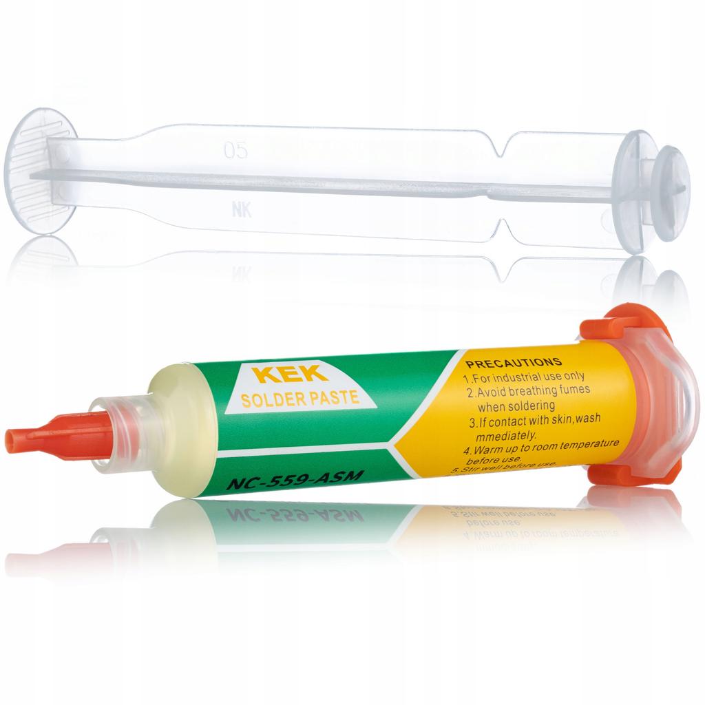 Rosfix Flux In Syringe Nc-559-Asm + Soldering Paste (Liquid Tin) Xgsp50 42G 183