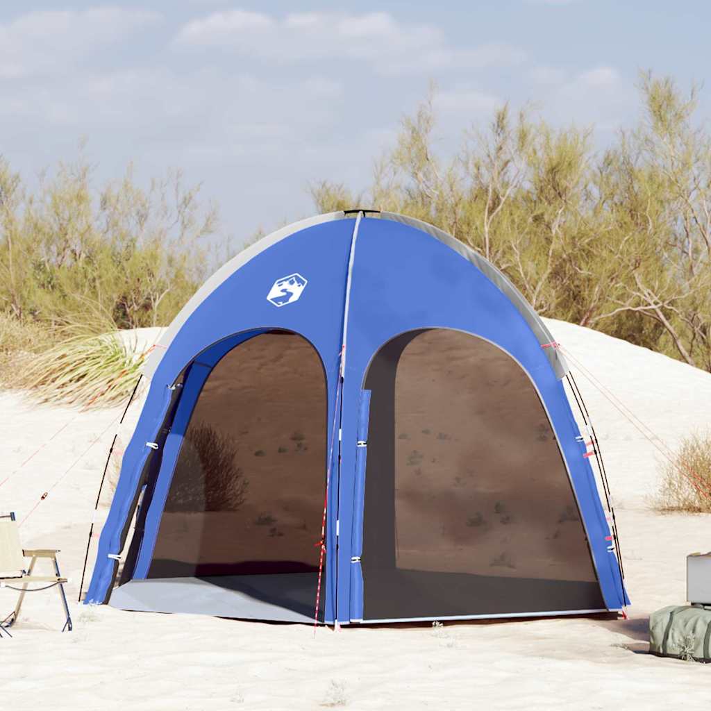 Pool Tent Azure Blue 366 x 305 x 231 cm Polyester and Fiberglass