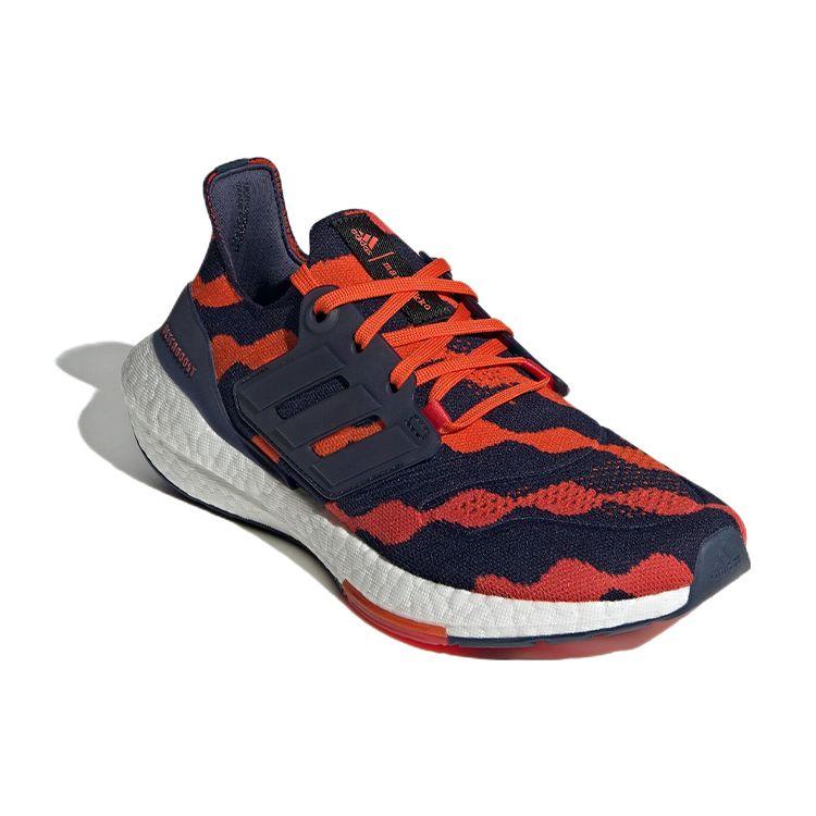 Marimekko X Adidas UltraBoost 22 Lush Red Navy Women Sneakers Collegiate-Navy Collegiate-Orange GZ4794