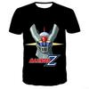 Mazinger Z 3D-Druck T-Shirts Anime Roboter Streetwear Herren Damen Mode Übergroßes Kurzarm-T-Shirt Kinder-T-Shirts Oberteile Mann Kleidung