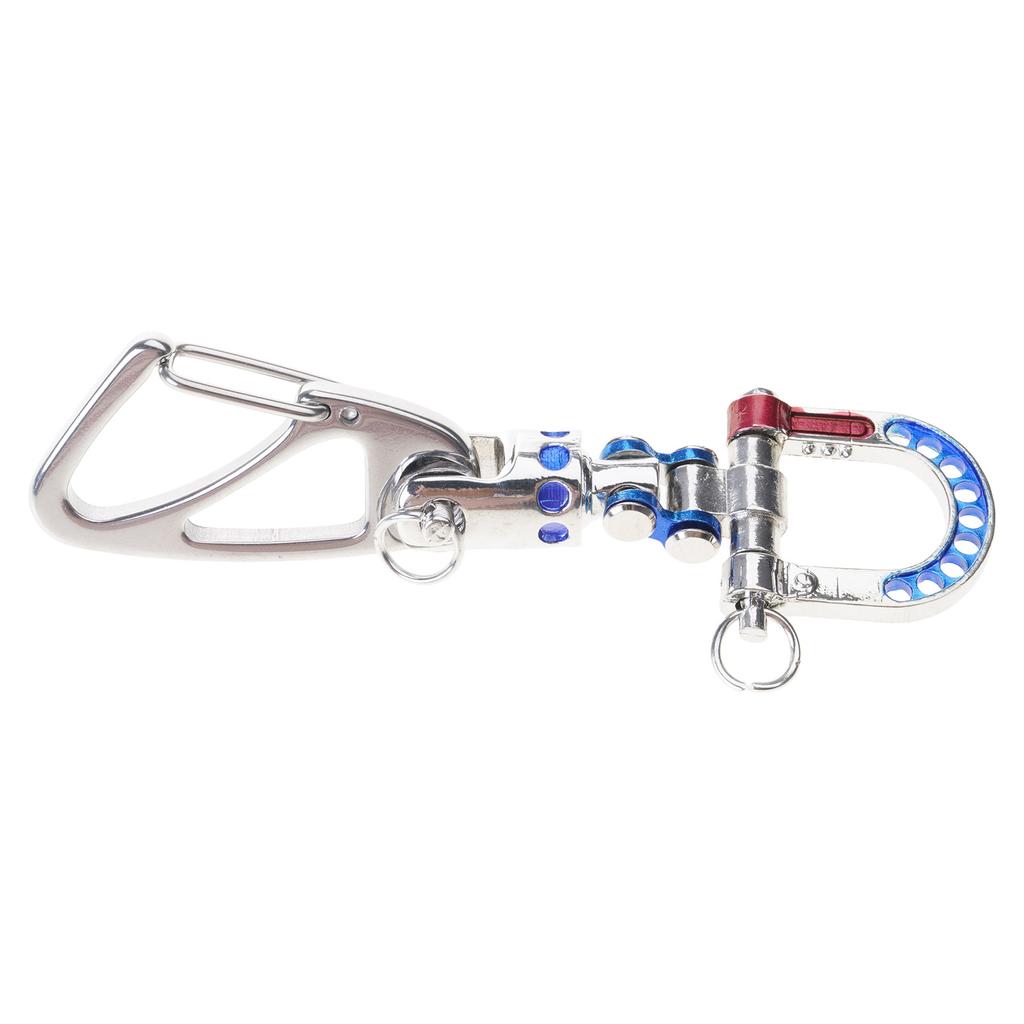 Premium Steel Keychain With Futuristic Cyberpunk Design Steel Key Ring For Everyday Carry And Gift Giving