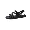 Summer New Flat-soled Sandals Women's Small Fragrant Style Fashion Casual Soft-soled Lightweight Cool Slippers Vacation Seaside Beach Shoes