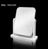 Wooden Desk Mirror Swivel Single-Sided Makeup Table Mirror, Portable Removable Countertop Private Room High-Definition Make Up
