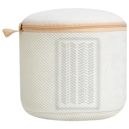 

adelphos Bra Net, Drum Type, Shape-Retaining Washboard, 4D Mesh, Large Size, Bra Wash Net, BRA1 (White, 1 Net)