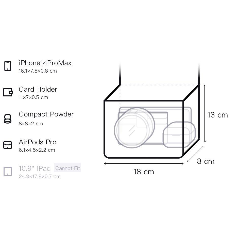 Nike Aura Fashion Minimalist Versatile Nylon Waist Bag Women Bags Off-White HM6120-133
