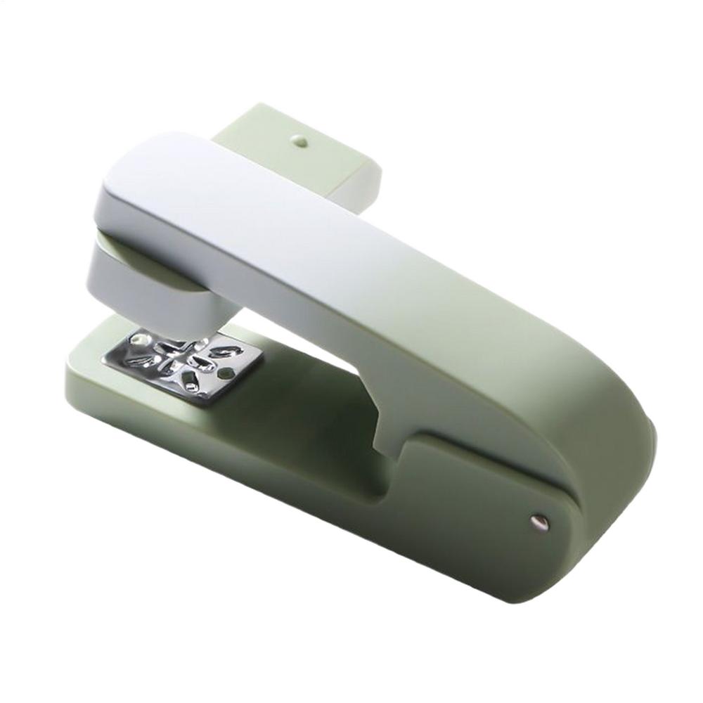 Heavy Duty Stapler Ergonomic Desktop Stapler For Booklet Binding Multi-angle Stapling Machine Anti-Slip Office Supplies зелёный