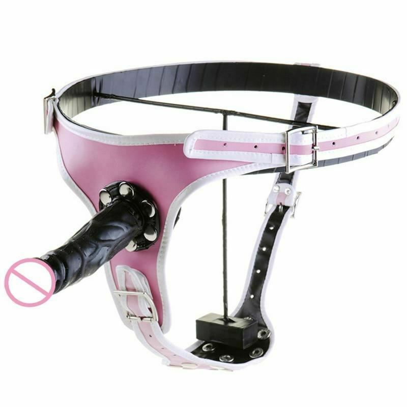 Pegging Kit Pink Panties Black Realistic Dildos Strapon Harness Strap Ons