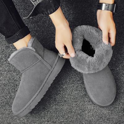 Large Size Men's Casual Snow Boots Autumn and Winter Fashion Foot Cover Velvet Cotton Shoes Outdoor Sports Couple Shoes