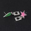 Hunter Anime Cosplay Poker Joker Ear Stud Earring for Hisoka Jewelry Accessories