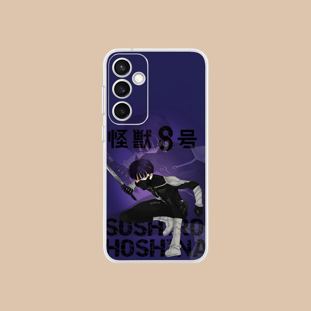 Kaiju No.8 Hoshina Soshiro Phone Case for Samsung Galaxy S25 S24 S23 S22 S21Plus FE Ultra Clear Colorful Cover Cover Pretty