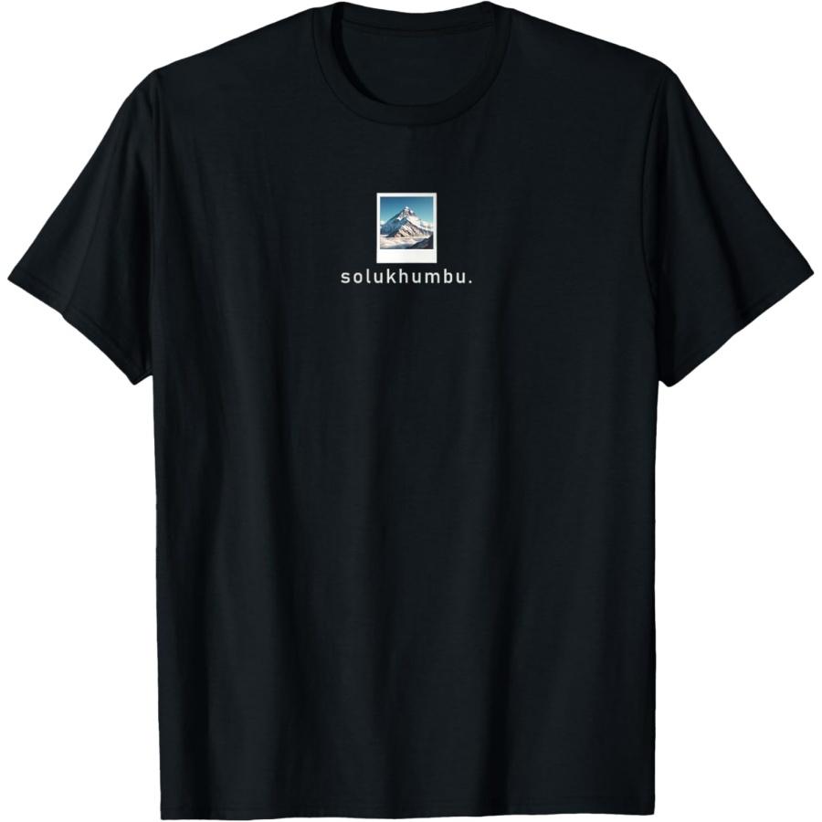 Mount Everest Solukhumbu Retro Photo T-Shirt S чёрный