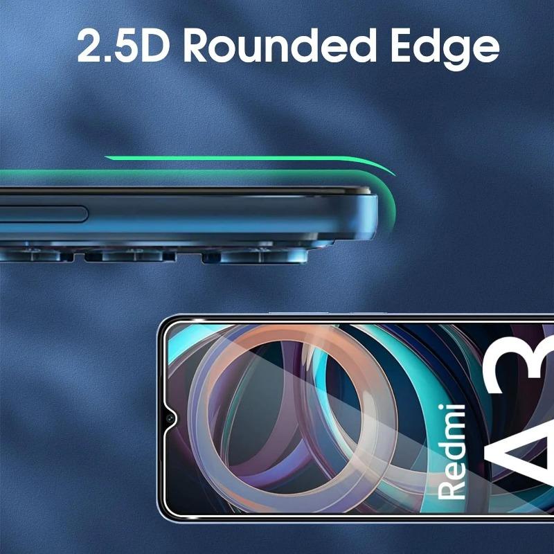 4-teilige hochauflösende gehärtete Folie HD + Xiaomi hochwertiges gehärtetes Glas für Redmi A3 Displayschutzfolie