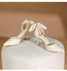 2025 Summer Stiletto One-Strap D'Orsay Heels - Elegant Bridesmaid Sandals