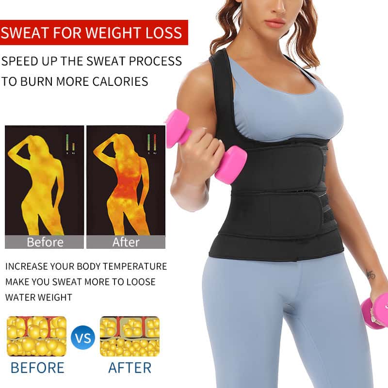Camiseta de Compressão Modeladora de Cintura de 1 Peça - Suporte Invisível Corretor de Postura com Controle Abdominal Respirável, Corpo Feminino