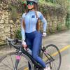 Womens Long Sleeve Full Body Cycling Suit With Quick-Dry Fabric Road Bike Roller Skating Teams