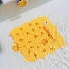 2PCS Cartoon Hair Catcher Soft Shower Suction Cup Cute Sink Strainer  Bathroom